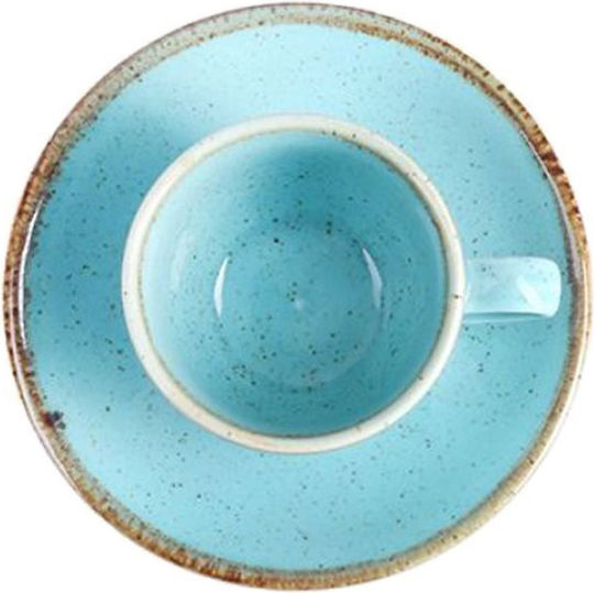 Porland Ceașcă De Cafea Din Porțelan Albastră 80ml