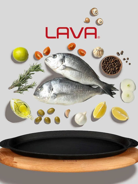 Lava Servierplatten Hölzernes 29x15cm
