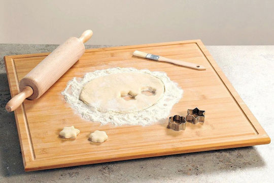 Kesper Schneidebrett aus Bambus Beiges 56x50cm