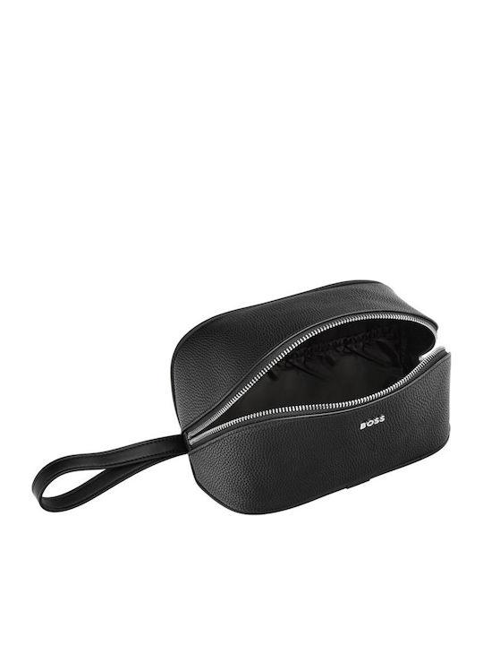 Hugo Boss Classic Grained Τσαντακι Προσωπικων Ειδων Μαυρο