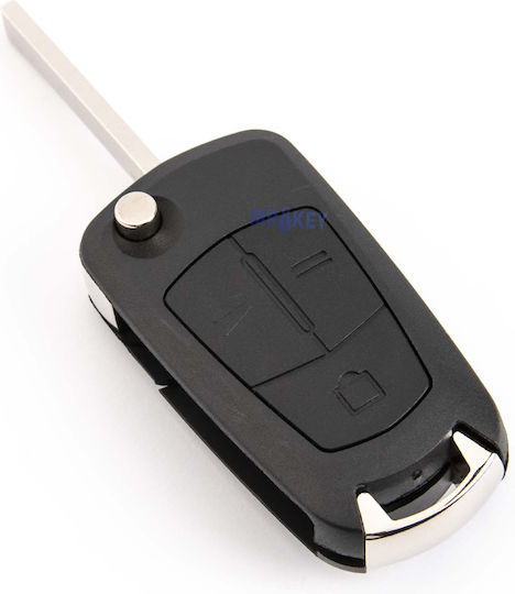 Κέλυφος Αναδιπλούμενου Κλειδιού Opel Agila Corsa Meriva Signum Antara 3 Κουμπιά