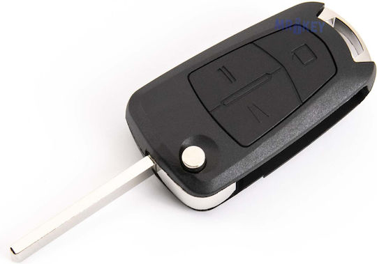 Κέλυφος Αναδιπλούμενου Κλειδιού Opel Agila Corsa Meriva Signum Antara 3 Κουμπιά
