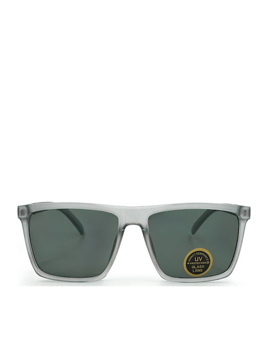 Optosquad Transparent Sunglasses With Horn-Rimmed Frame Optosquad Transparent Sunglasses With Horn-Rimmed Frame
