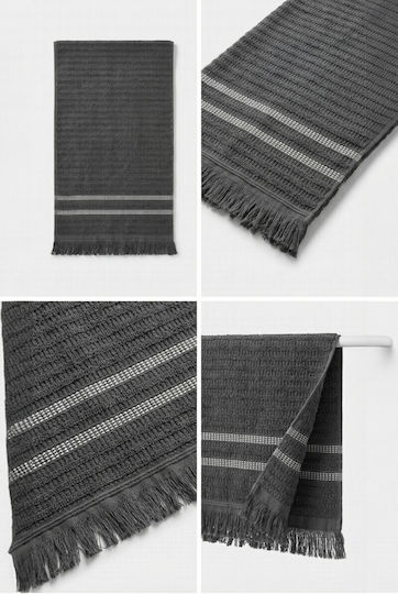 SteweHome 50x80cm Beige 12 Stück Badetücher Gewicht 170gsm