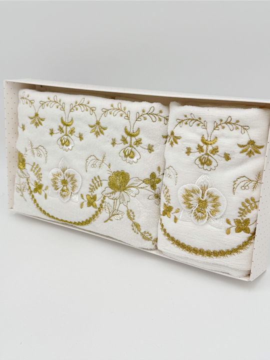 SteweHome Face Towel 50x90cm Yellow