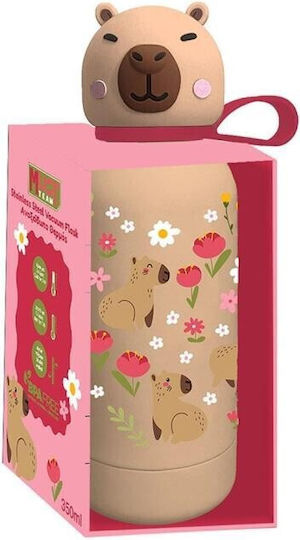Must Team Kinder Trinkflasche Thermos Capybara Rostfreier Stahl 500ml