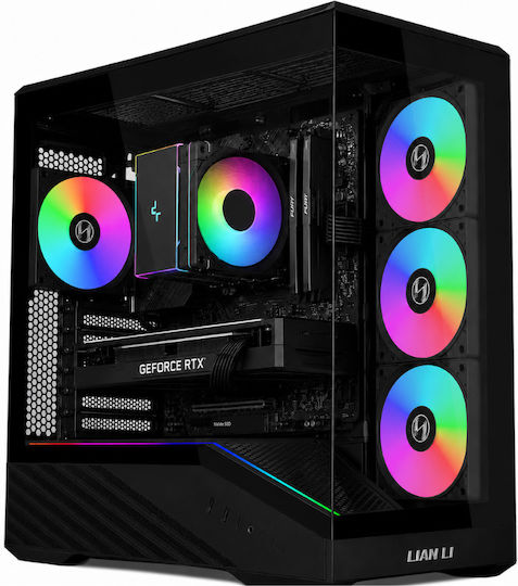 Vengeance Gamer's Choice Chamber-V8 Gaming Desktop PC Ryzen 7-5700/16GB DDR4/1.0TB SSD/GeForce RTX 5060/Kein Betriebssystem + LG UltraGear 27G411A-B mit Tastatur International English