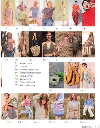 Burda Style Knitting Magazine No. 2/2026 Summer 2026 Published In German