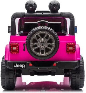 Wrangler Rubicon Διθέσιο με Τηλεκοντρόλ Licensed 24 Volt Ροζ