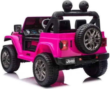 Wrangler Rubicon Διθέσιο με Τηλεκοντρόλ Licensed 24 Volt Ροζ