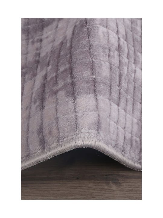 SteweHome Non-Slip Gray Runner Rug 80x250cm