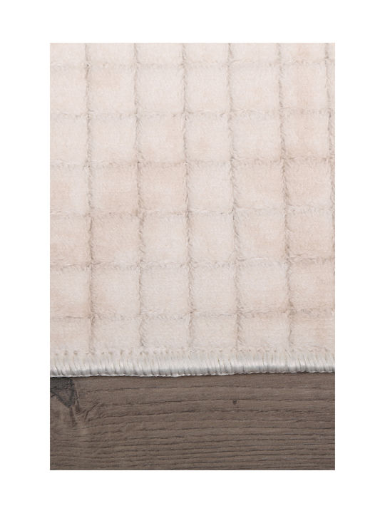 SteweHome Non-Slip Rectangular Beige Rug 100x230cm