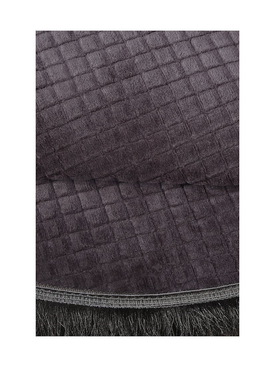 SteweHome Non-slip Rectangular Rug Anthracite 100x100cm