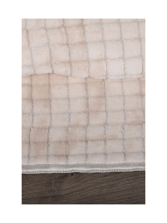 SteweHome Non-Slip Round Beige Rug Φ100cm