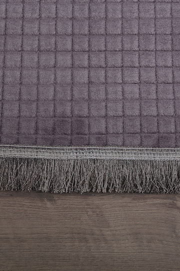 SteweHome Неплъзгащ Се Килим Пътека Сив 80x150см