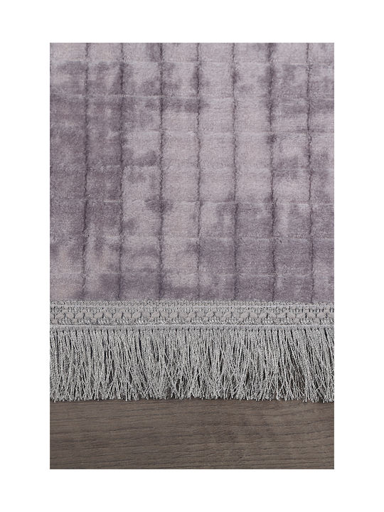SteweHome Non-Slip Rectangular Gray Rug 120x180cm