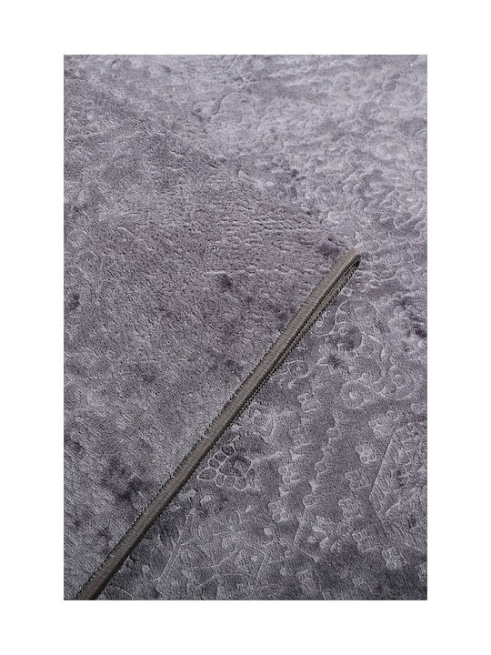 SteweHome Αντιολισθητικό Χαλί Ορθογώνιο Γκρι 50x80cm