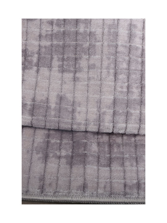 SteweHome Неплъзгащ Се Килим 80x150см Сив