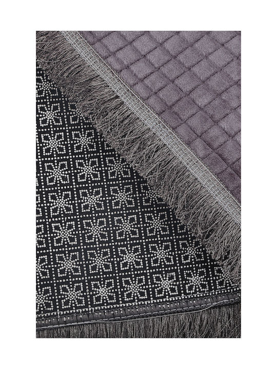 SteweHome Αντιολισθητικό Χαλί Ορθογώνιο Γκρι 100x150cm