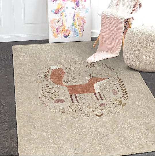 SteweHome Kinderteppich Braune 120x120cm Dicke 60mm