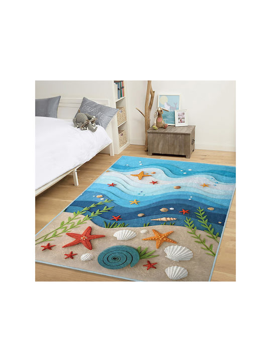 SteweHome Kids Rug Orange 60x120cm Thickness 60mm