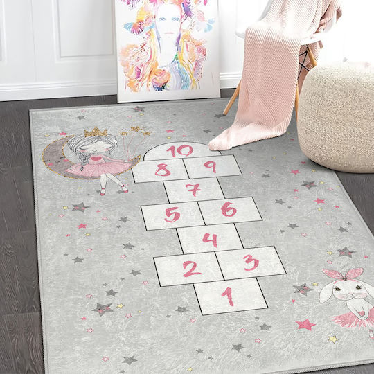 SteweHome Детски Килим Сив 60x120см Дебелина 60мм
