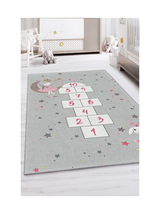 SteweHome Детски Килим Сив 40x60см Дебелина 60мм