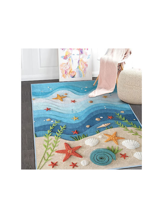 SteweHome Παιδικό Χαλί Πορτοκαλί 120x180cm Πάχους 60mm