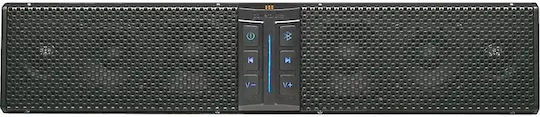 PowerBass Boat Sound System 4x250W Waterproof with AUX / Bluetooth / USB Black