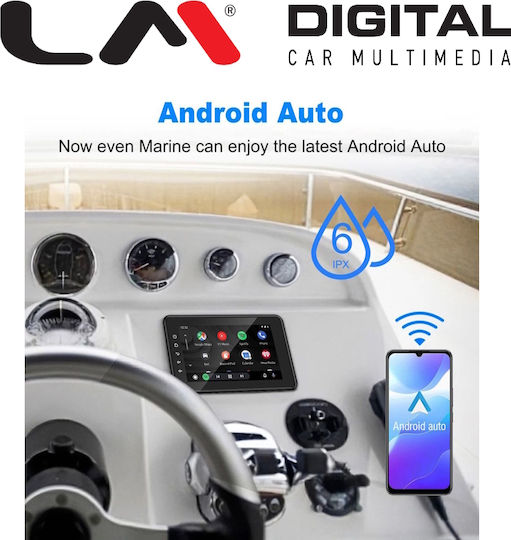 LM Digital Boat Sound System with Bluetooth USB GPS Black