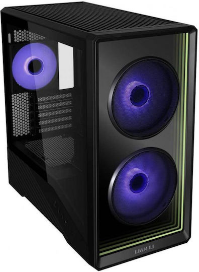 Lian Li Vector V150 Gaming Mini Tower Carcasă PC cu Fereastră Laterală Neagră