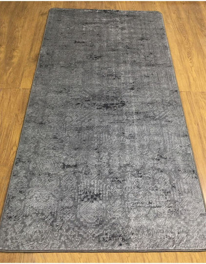 SteweHome Παιδικό Χαλί Γκρι 100x250cm