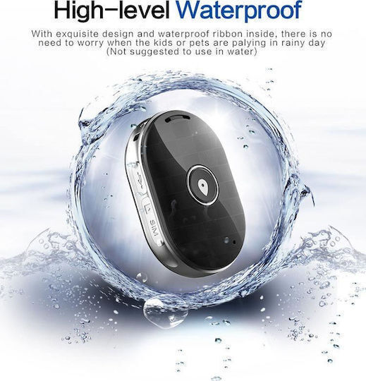 Waterproof GPS Tracker with GSM LBS for Children Elderly and Climbers