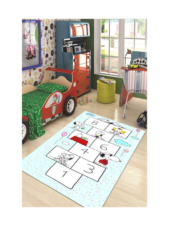SteweHome Παιδικό Χαλί Γαλάζιο 80x150cm Πάχους 60mm SteweHome Παιδικό Χαλί Γαλάζιο 80x150cm Πάχους 60mm