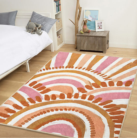 SteweHome Παιδικό Χαλί Πολύχρωμο 100x250cm Πάχους 60mm
