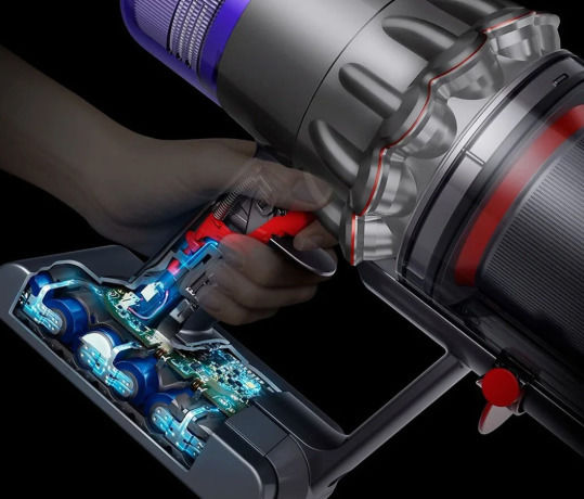 Dyson V15 Origin Aspirator Vertical Reîncărcabil 25.2V Roșu/Violet