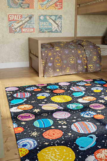 SteweHome Kids Rug Cotton Multicolour 80x250cm Thickness 60mm