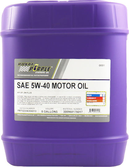 Royal Purple Royal Motorradöl für Viertaktmotoren 5W-40 1Es