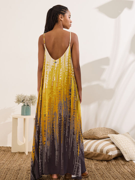 Summer Maxi Dress Gold