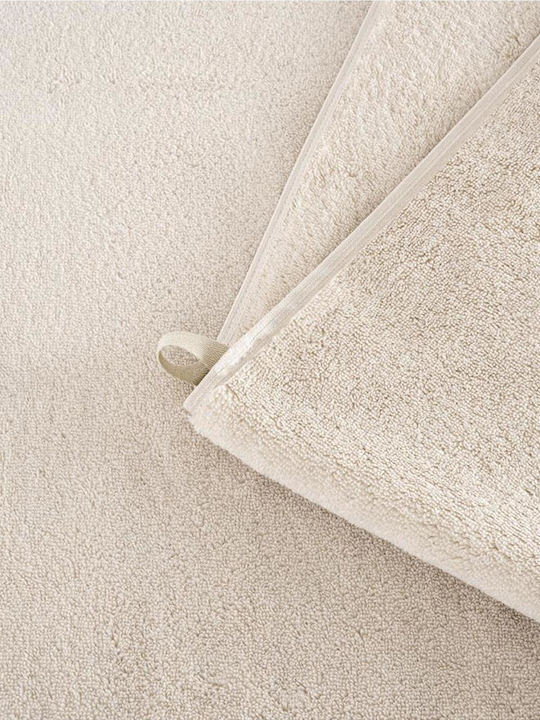 SteweHome Πετσέτα Προσώπου 50x90εκ. Καφέ 4τμχ Βάρους 600gr/m²