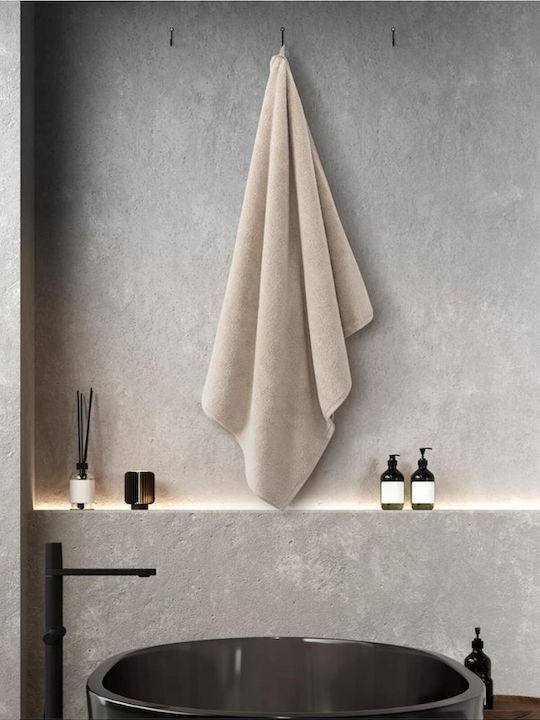 SteweHome Πετσέτα Προσώπου 50x90εκ. Καφέ 4τμχ Βάρους 600gr/m²