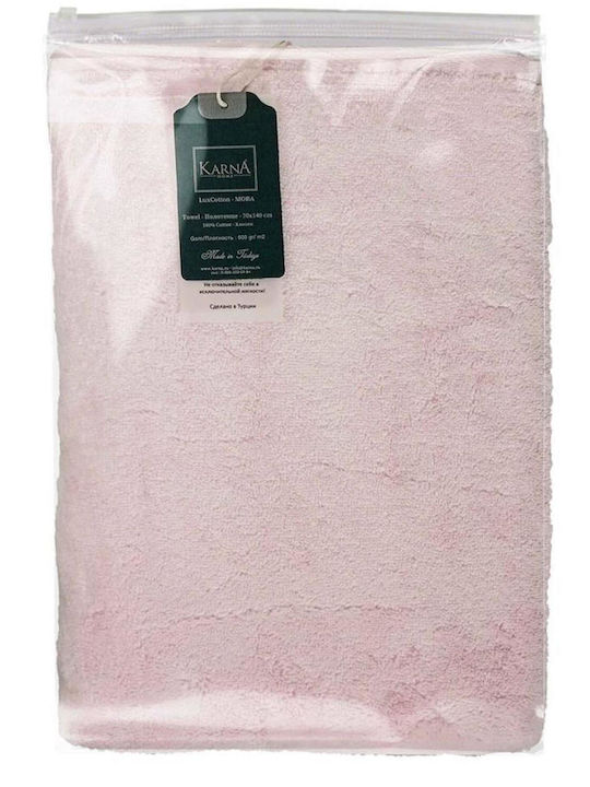 SteweHome Face Towel 50x90cm Pink 4 Pieces Weight 600gsm