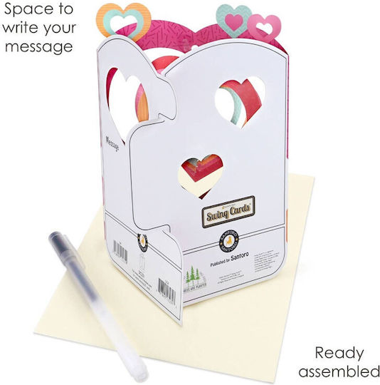 Santoro Love Swing Card 3d Card