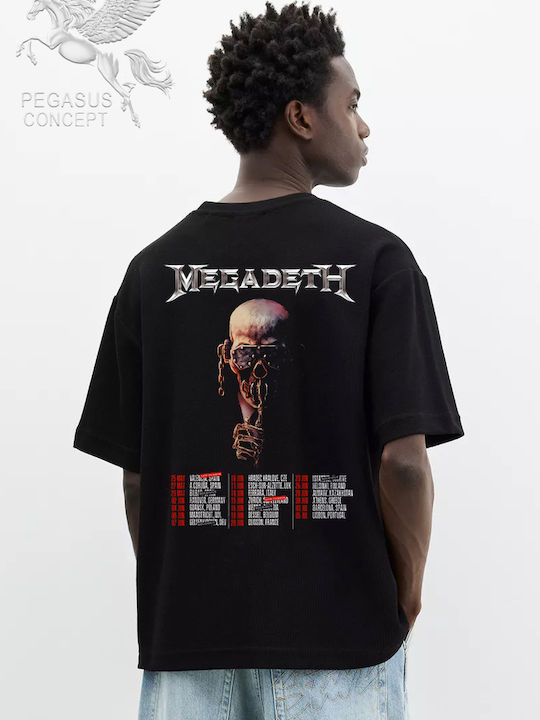 Rashguard Makó 100% Bumbac Megadeath Europe Tour Atena 2026 Grecia