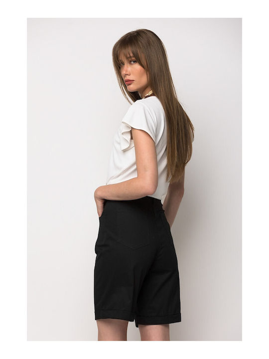 Damen Bermudas Schwarz