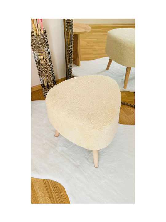 Living Room Bed Stool Upholstered with Bohemian Fabric 46x46x46cm