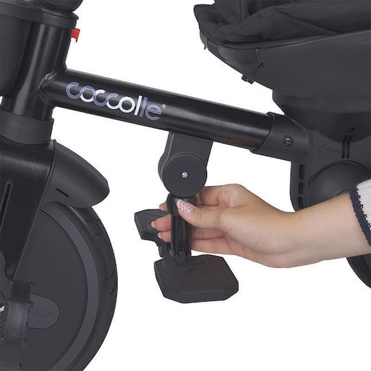 Coccolle Τρίκυκλο Ποδήλατο Πτυσσόμενο με Χειρολαβή Γονέα για 5+ Ετών Πράσινο
