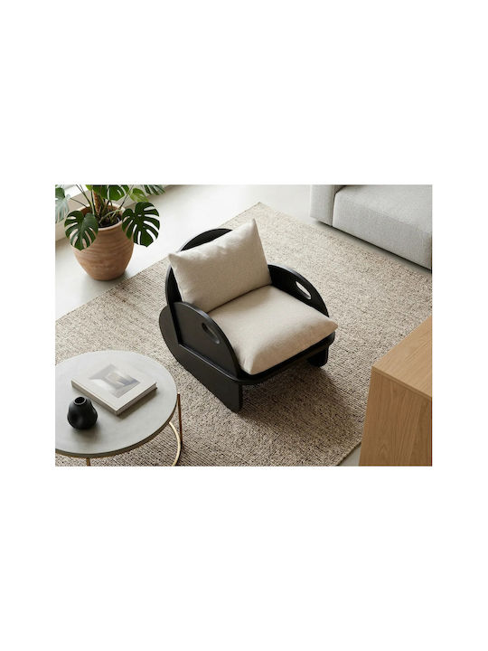 Ecru Armchair 65x55x55cm