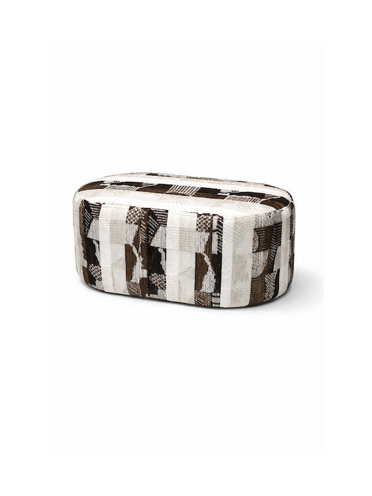 Living Room Fabric Upholstered Multicolour Stool