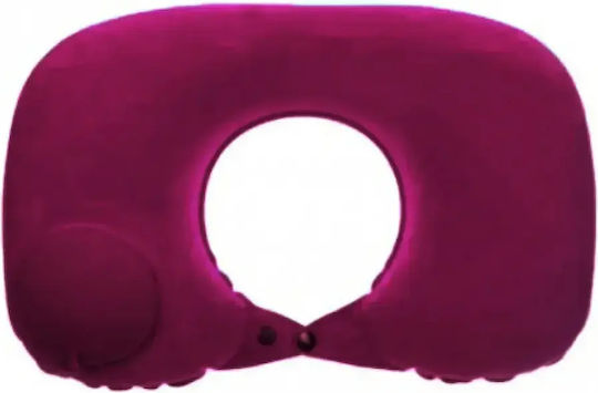 Inflatable Travel Pillow Orange
